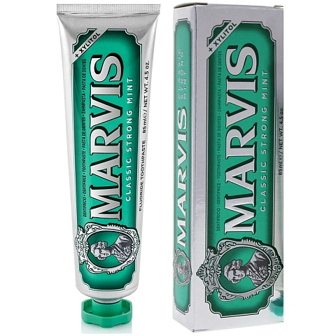 Зубная паста Marvis Classic Strong Mint Классическая мята 85 мл - изображение 1