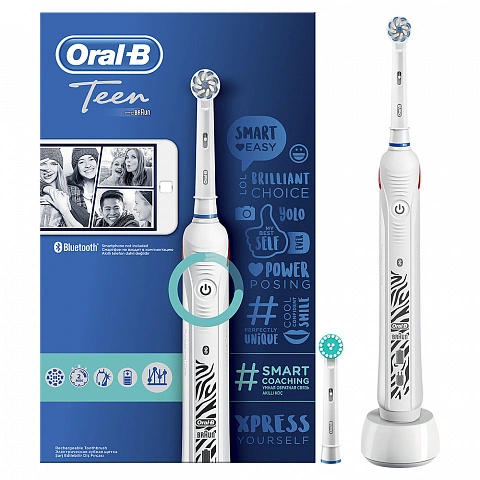 Электрическая зубная щетка Oral-B Smart 4 Teen Sensitive White - изображение 1