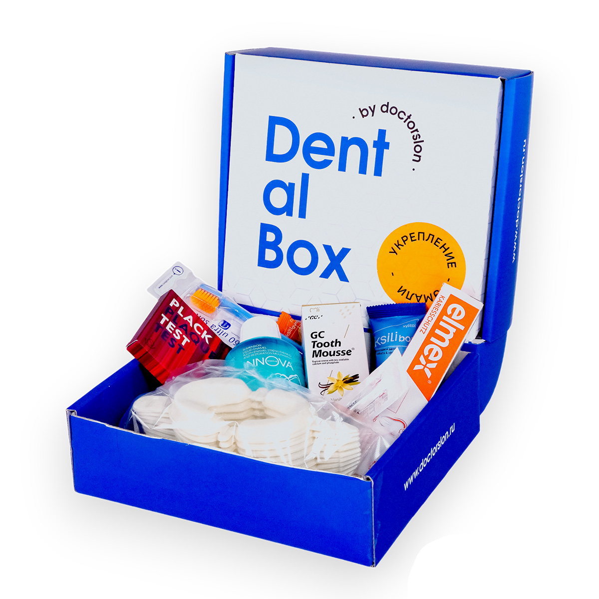 Готовый набор для гигиены Dental Box Dental Box Укрепление эмали готовый набор для гигиены dental box dental set basic