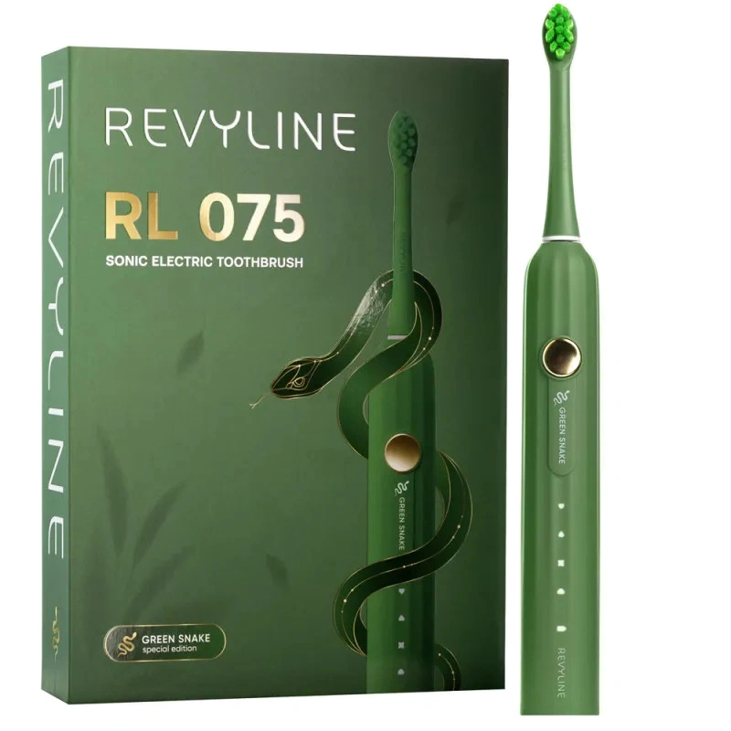 

Электрическая зубная щетка Revyline, Зеленый, RL 075 Green Snake