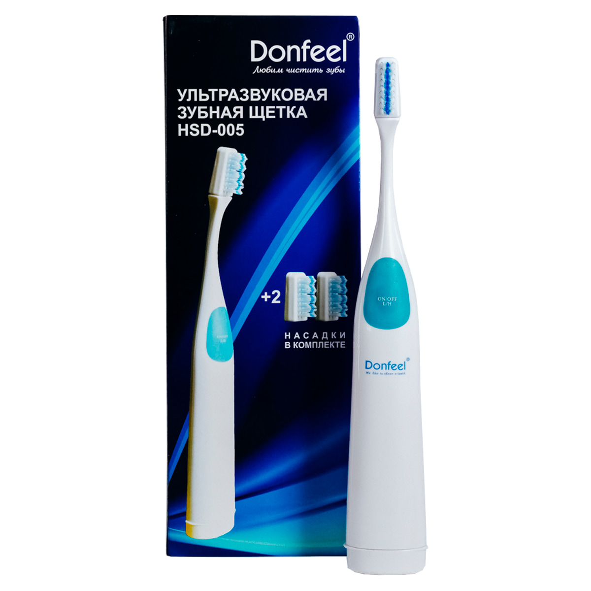 Ультразвуковая зубная щетка Donfeel комплект энтеральн питание b braun нутрикомп диабет ликвид 1000 мл х 2 шт
