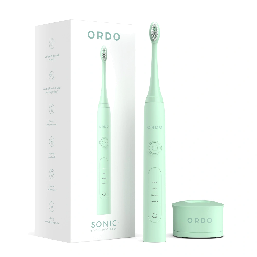 цена Электрическая зубная щетка Ordo Sonic+ SP2000-CG, мятно-зеленая