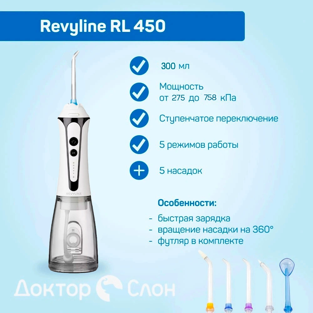 Ирригатор Revyline RL 450 купить по выгодной цене