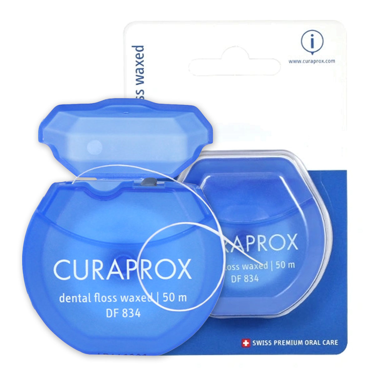 Зубная нить Curaprox нить межзубная тефлоновая с хлоргексидином curaprox курапрокс 35м