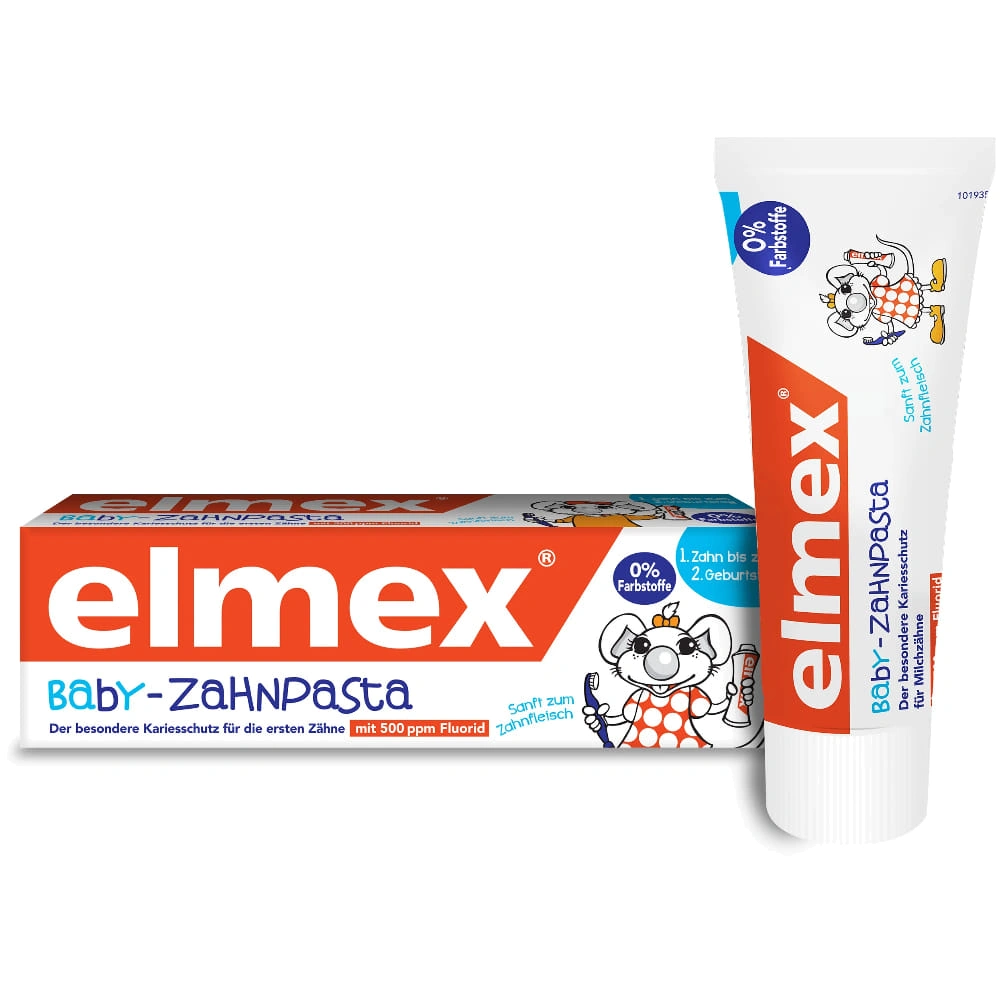 Зубная паста Colgate Elmex Elmex Baby от 0 до 2 лет зубная щетка colgate elmex junior c 6 до 12 лет в ассортименте