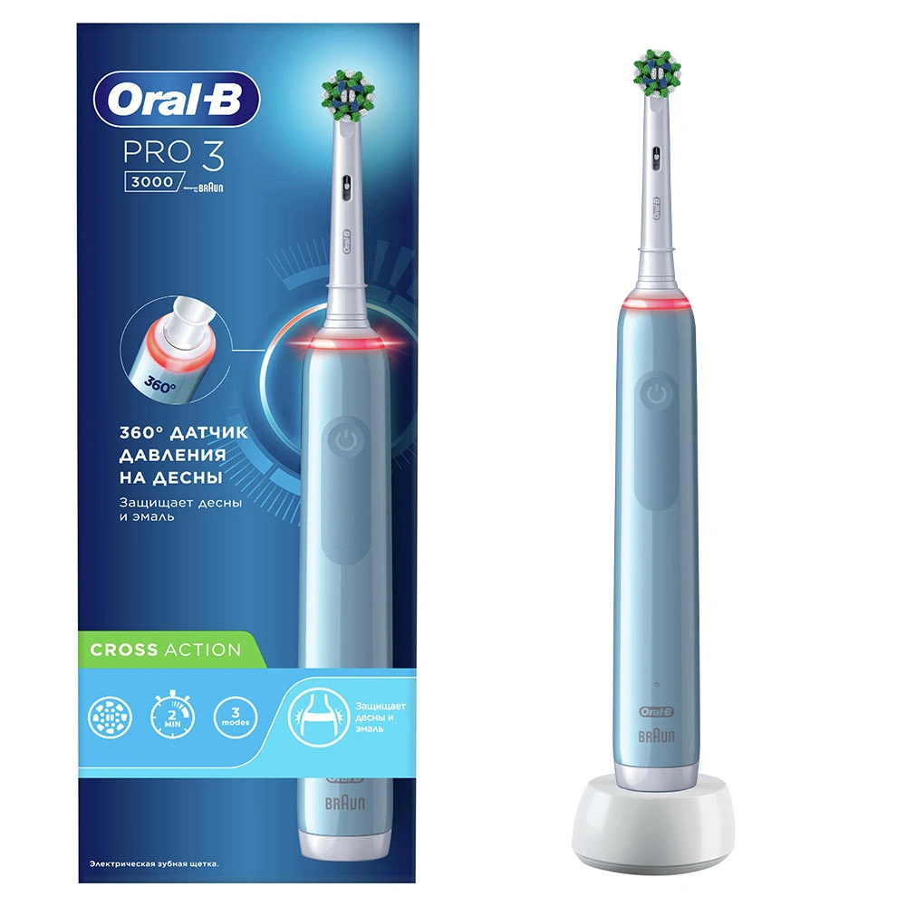 Электрическая зубная щетка Oral-B oral b насадка для электрических зубных щеток precision clean eb20
