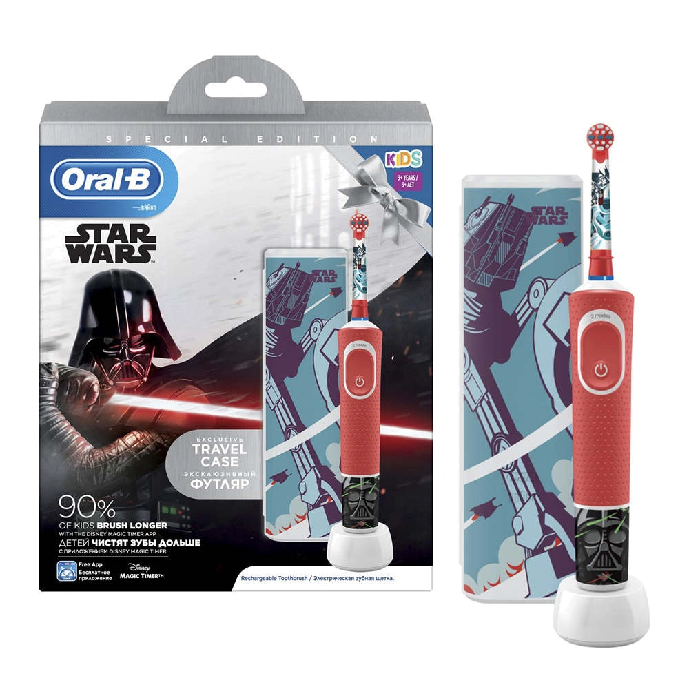 Oral-B Vitality Kids Star Wars D100.413.2KX с футляром купить по выгодной  цене