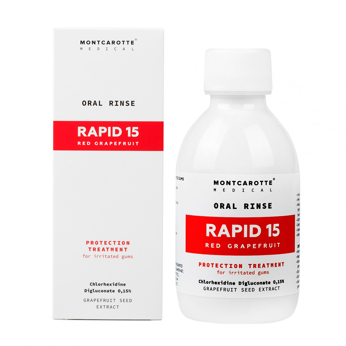 цена Ополаскиватель Rapid RAPID15 Красный грейпфрут, 200 мл