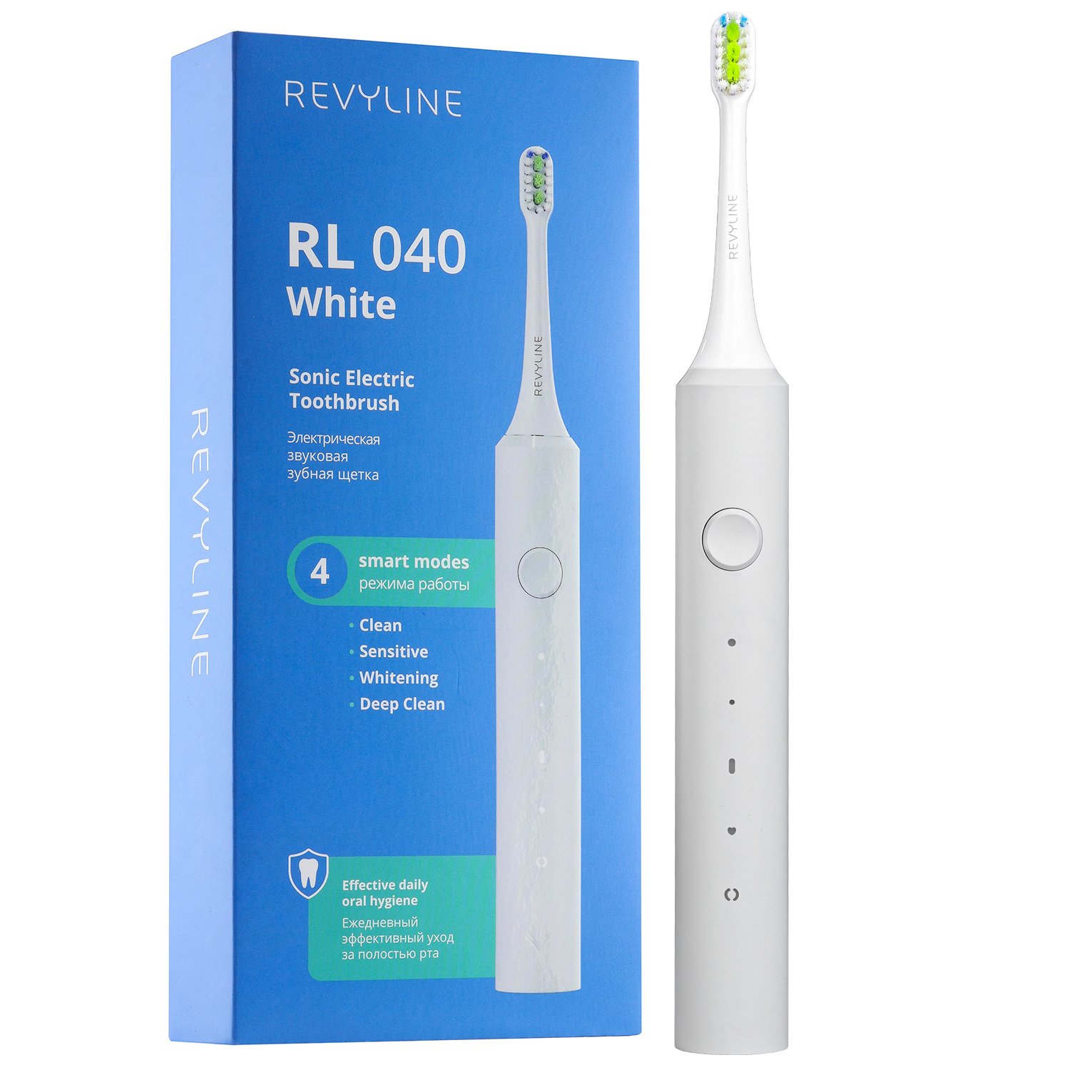 Электрическая зубная щетка Revyline clevercare электрическая щетка для тела массажер