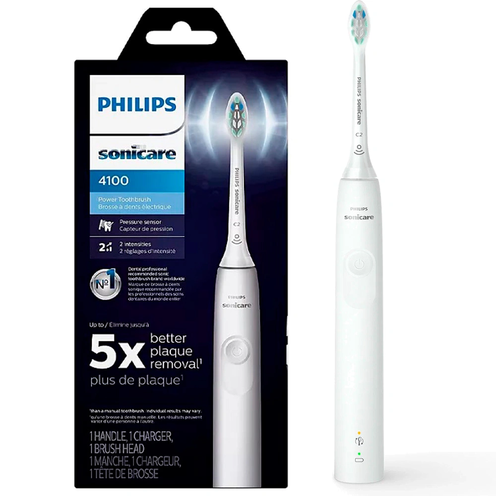 Электрическая зубная щетка Philips набор для мостовидных конструкций брекетов oral b pro expert clinic line 1 шт