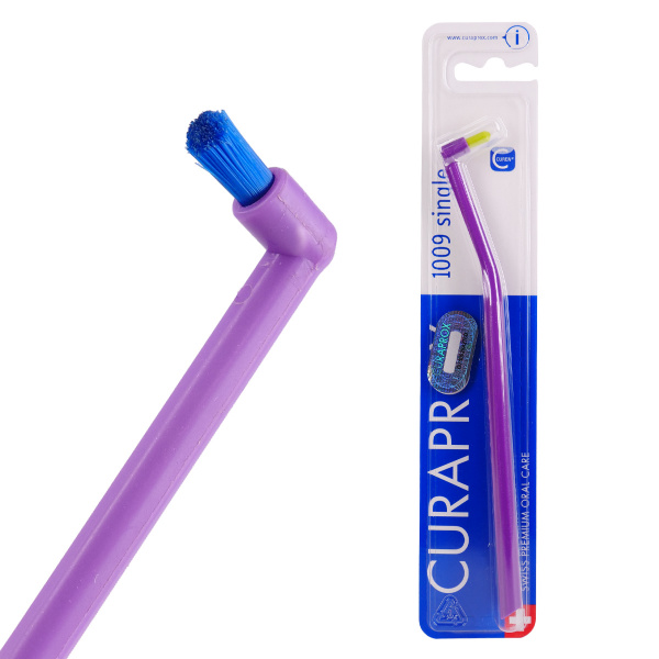 Зубная щетка Curaprox зубная щетка curaprox cs708 для имплантов и ортоконструкций желтая