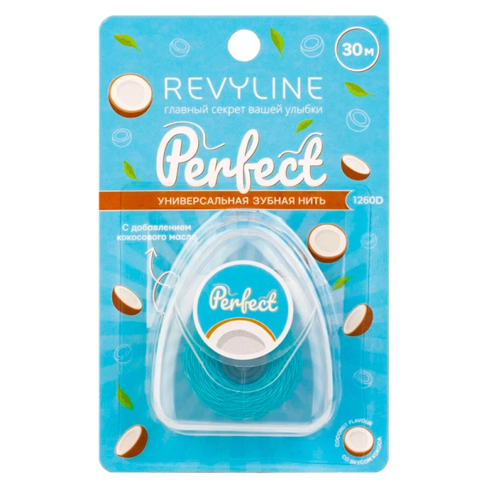 

Зубная нить Revyline, Perfect Кокос, 30 м