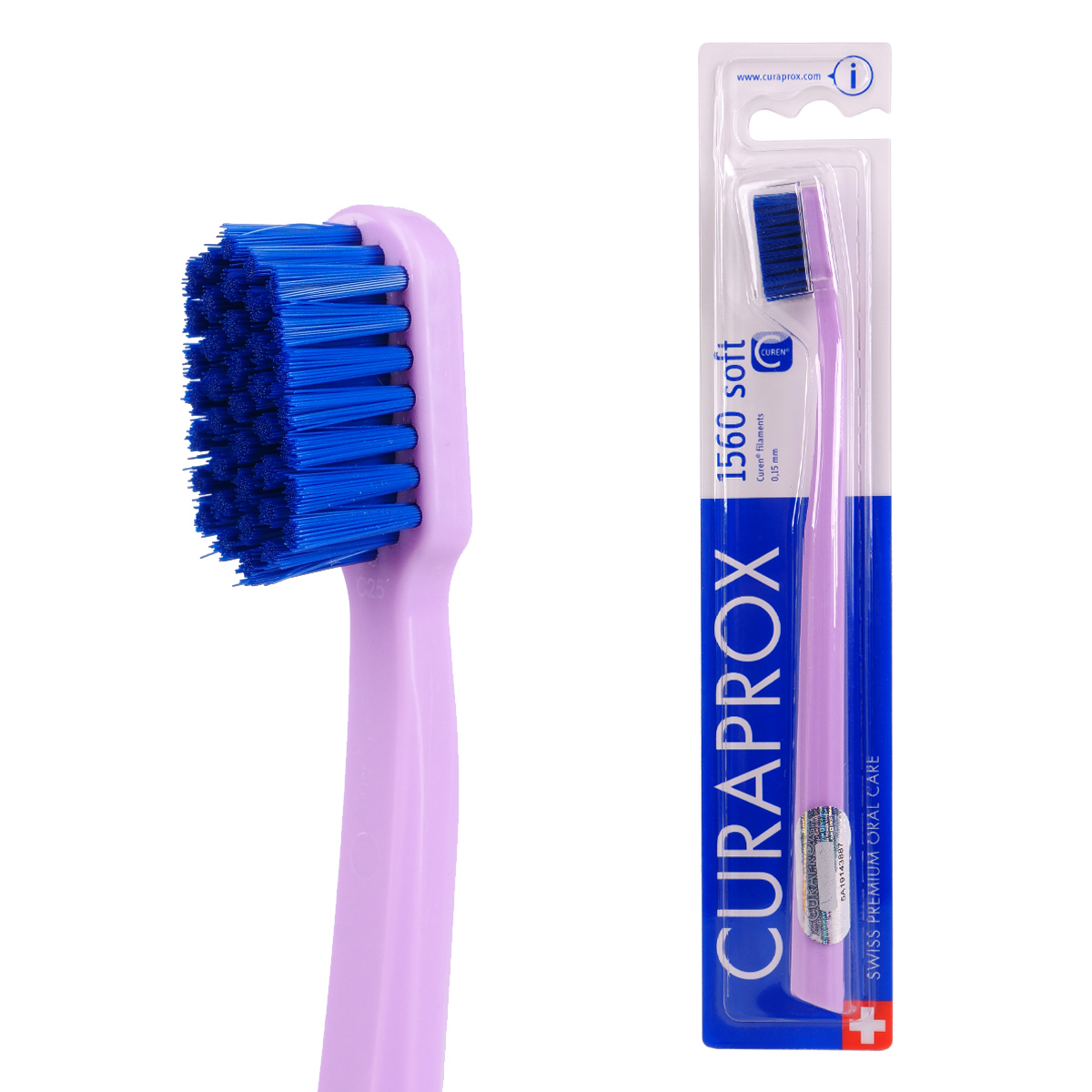 Зубная щетка Curaprox курапрокс зубная щетка софт d 15мм 1