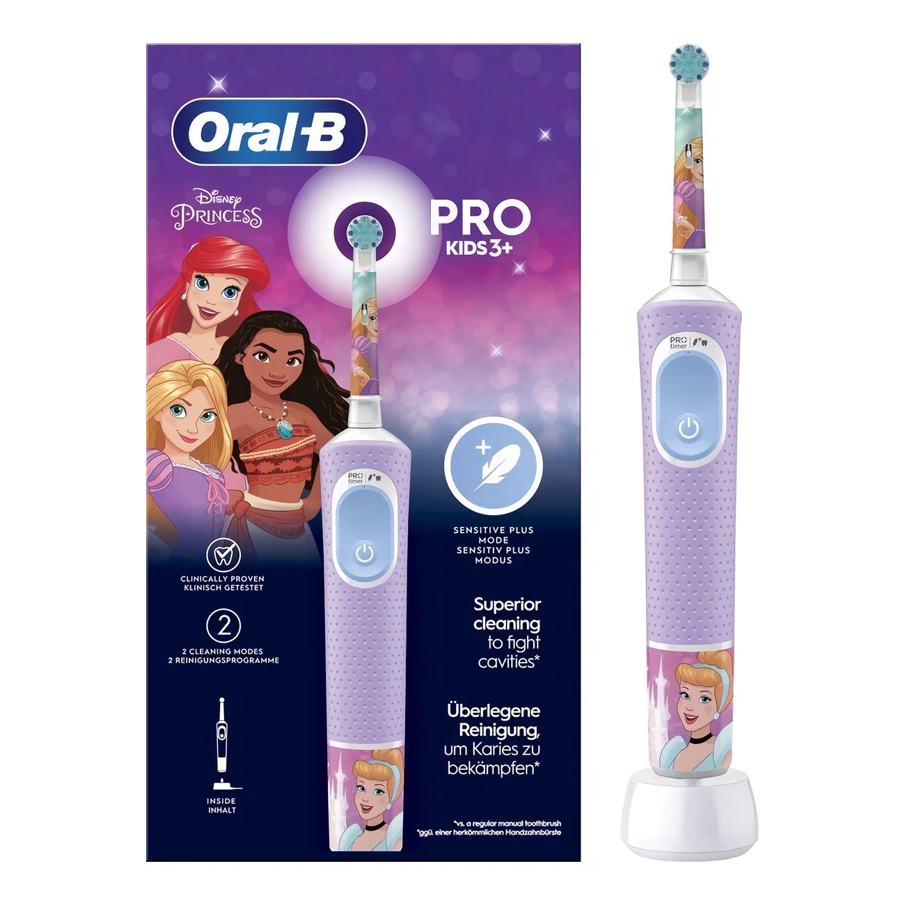 Электрическая зубная щетка Oral-B Vitality Kids D103 Princess