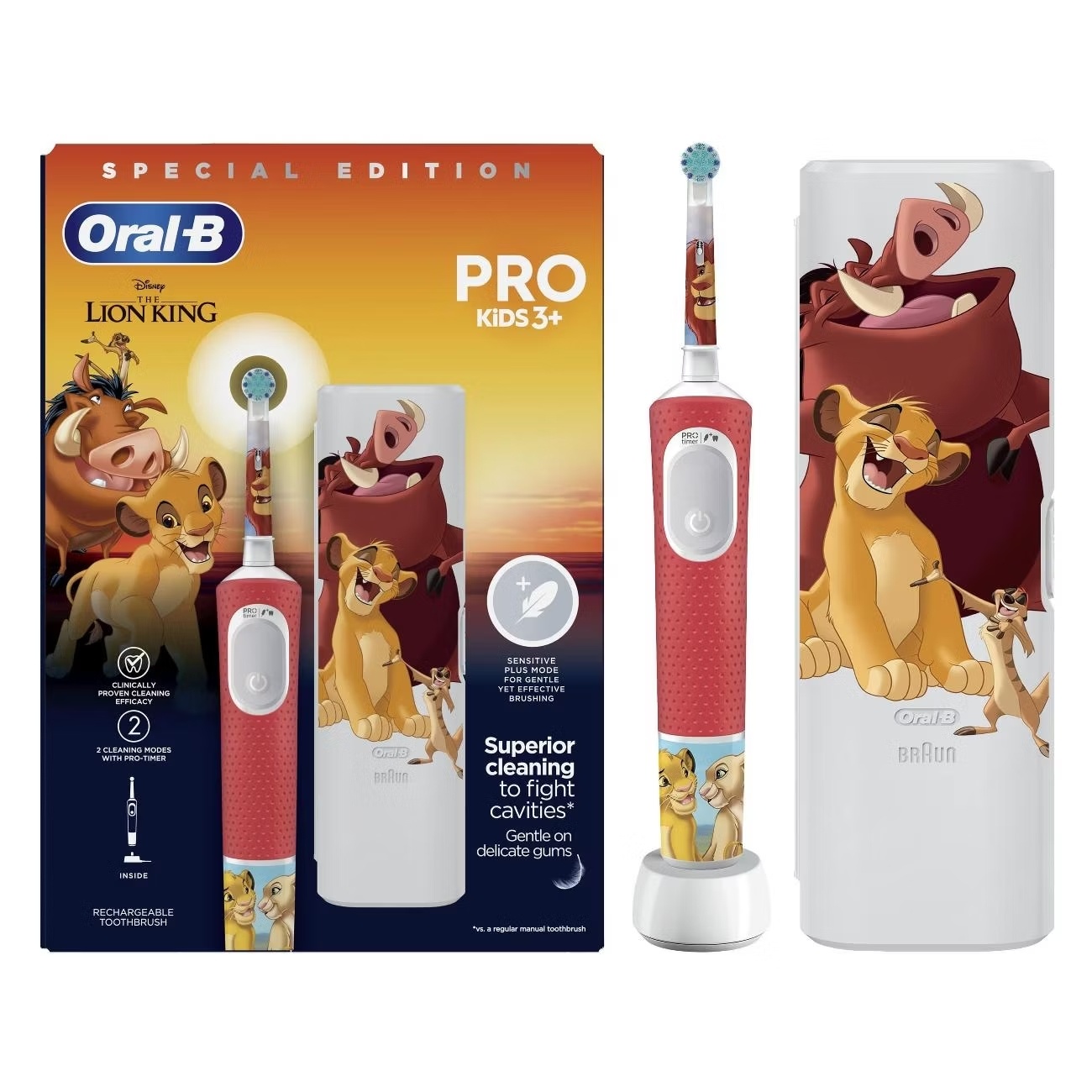 

Электрическая зубная щетка Oral-B, Vitality Pro Kids Lion King