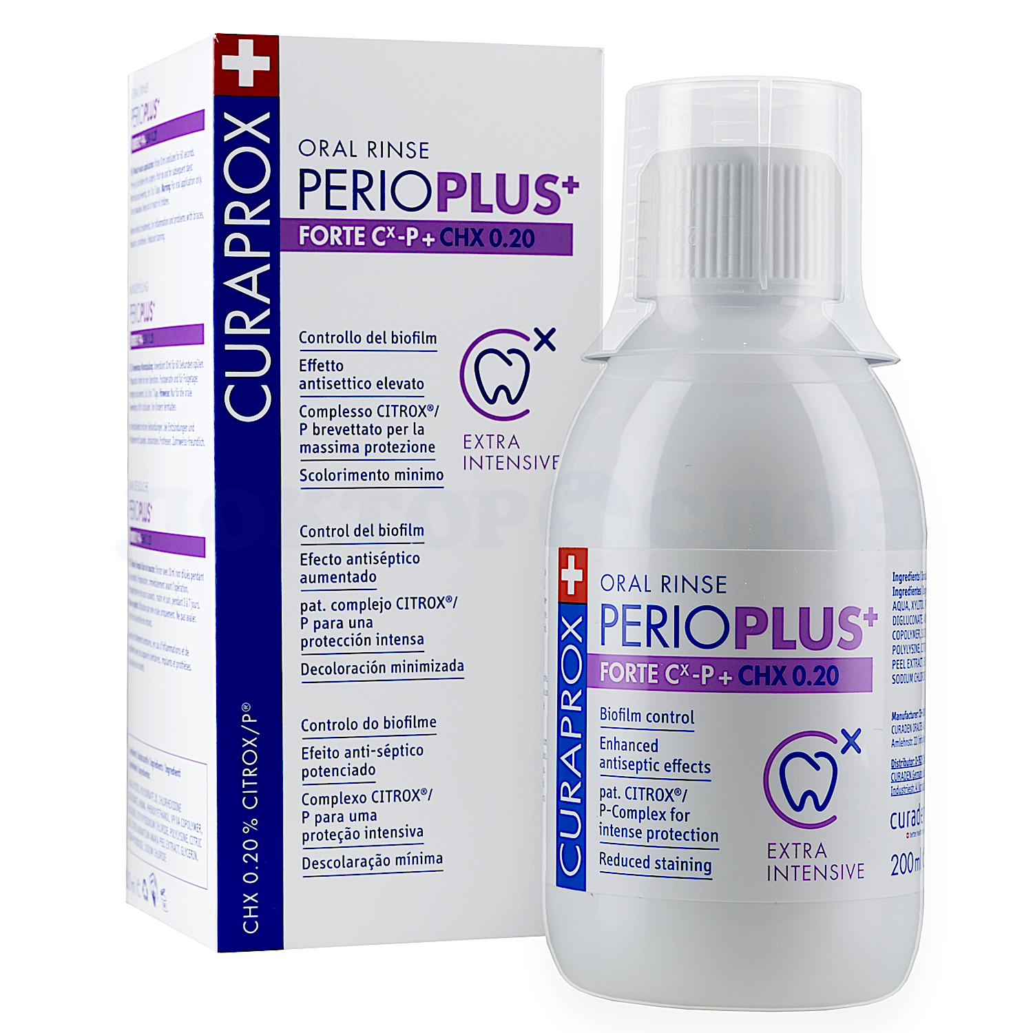 Ополаскиватель Curaprox curaprox ополаскиватель perio plus regenerate c хлоргексидином 0 09% 200
