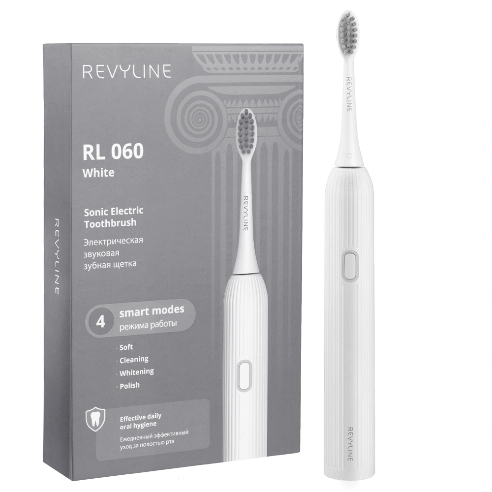Электрическая зубная щетка Revyline revyline насадки стандартные белые для ирригаторов rl 660 и 610 2 шт