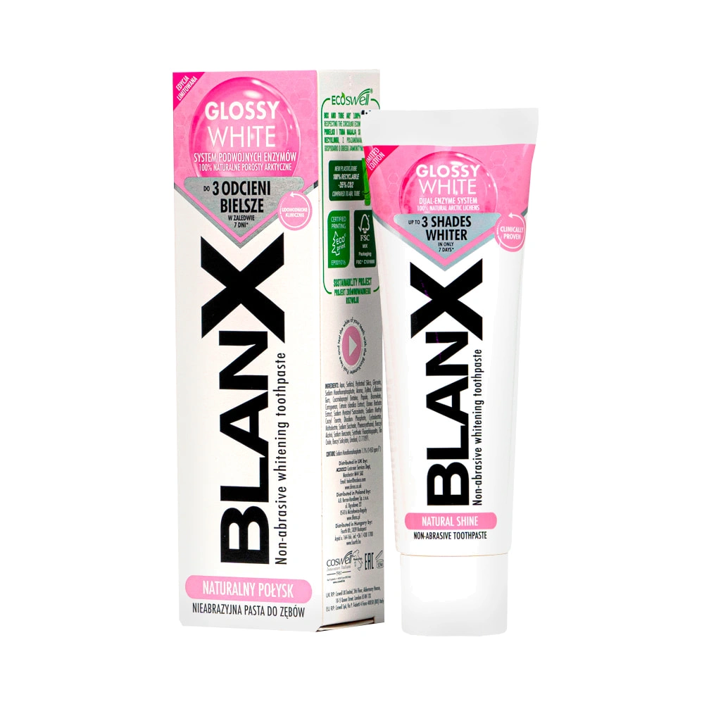 Зубная паста Blanx global white max shine отбеливающая зубная паста 100 г