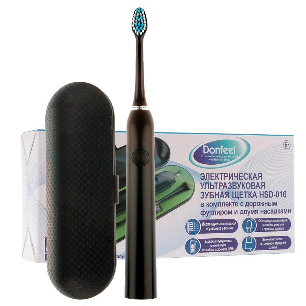 Ультразвуковая зубная щетка Donfeel HSD-016 цена и фото