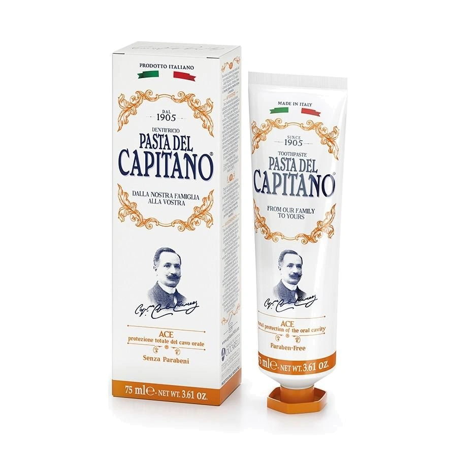 Зубная паста Pasta Del Capitano ACE (с витаминами A,C,E), 75 мл купить по  выгодной цене