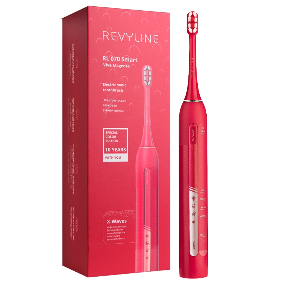 Электрическая зубная щетка Revyline revyline электрическая зубная щетка rl 010 розовая 1шт