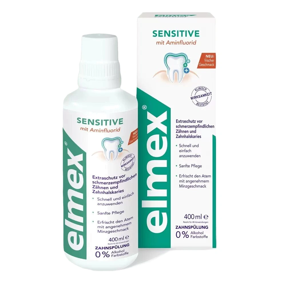 Ополаскиватель Colgate Elmex Elmex Sensitive 400 мл зубная паста colgate elmex elmex sensitive plus