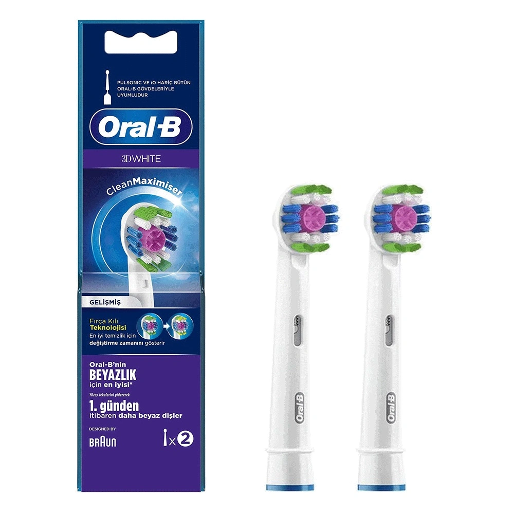 Комплект насадок Oral-B 3D White EB18рRB (2 шт.)