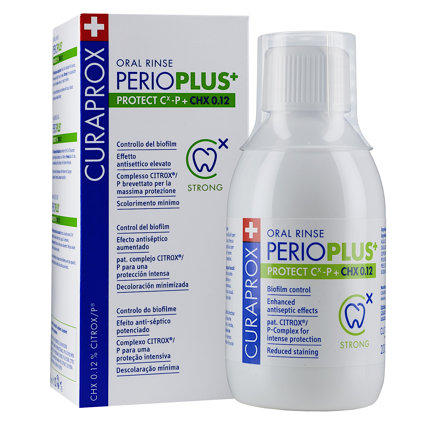 Ополаскиватель Curaprox curaprox жидкость ополаскиватель perio plus forte с хлоргексидином 0 20% 200