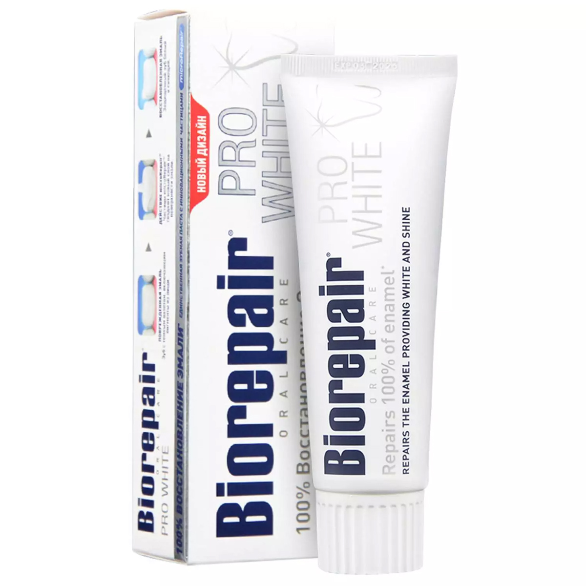 Зубная паста Biorepair perioe зубная паста отбеливающая whitening pumping toothpaste