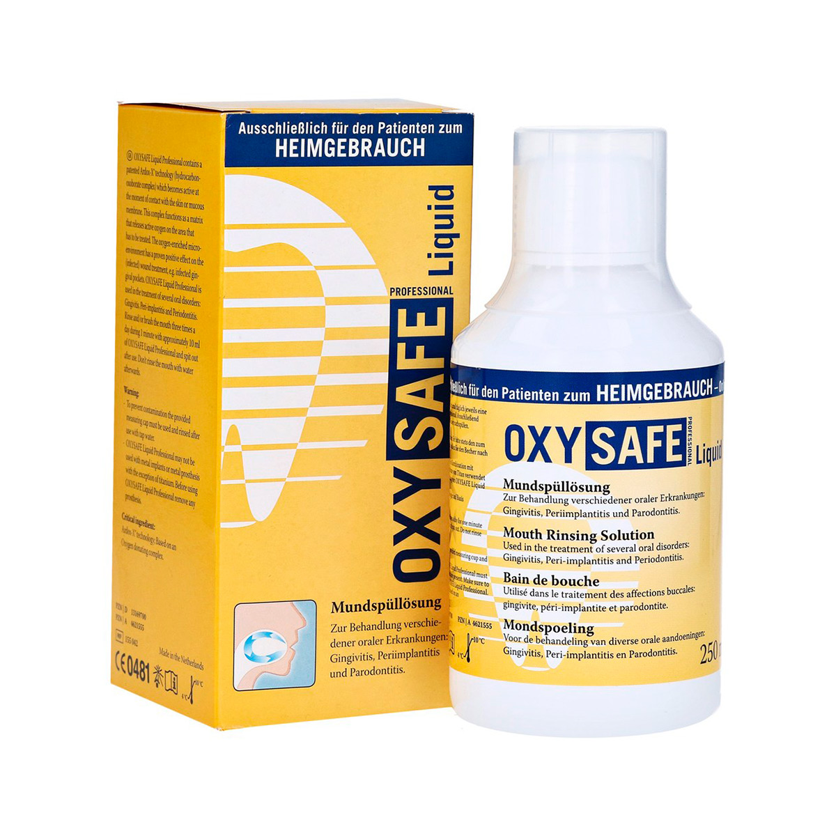 Ополаскиватель miradent OXYSAFE Liquid Professional