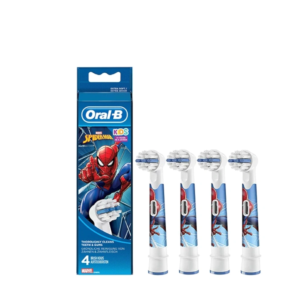 Комплект насадок Oral-B EB10S 4K Человек-паук комплект насадок oral b eb10s 3 человек паук 3шт