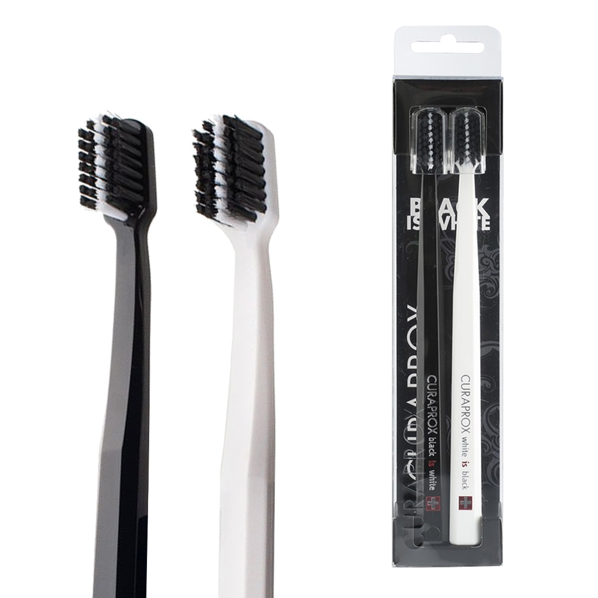 Набор зубных щеток Curaprox держатель для зубных щёток лофт арт 13×7 5 см чёрный