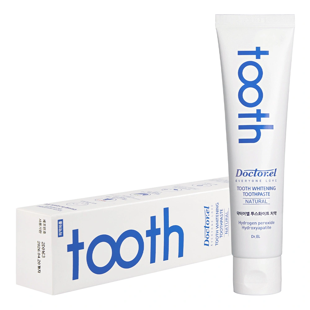 Зубная паста Dr.EL Tooth Whitening Toothpaste натуральная отбеливающая зубная паста