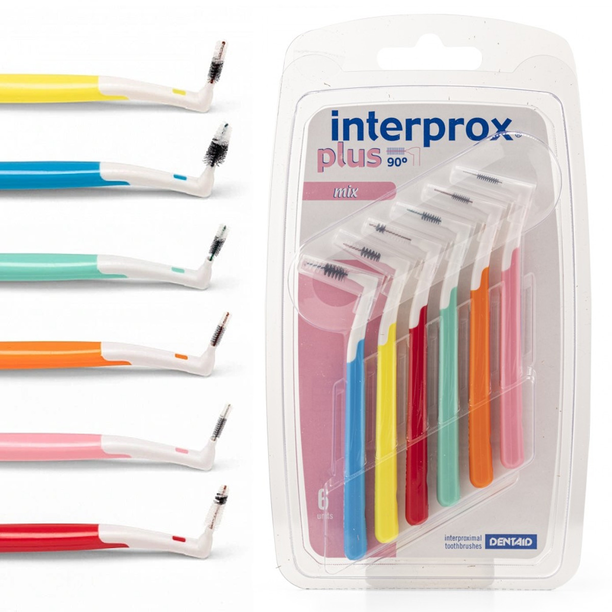 Межзубный ершик Interprox Plus Mix (6 шт.) межзубный ершик interprox interprox plus nano 0 6 мм