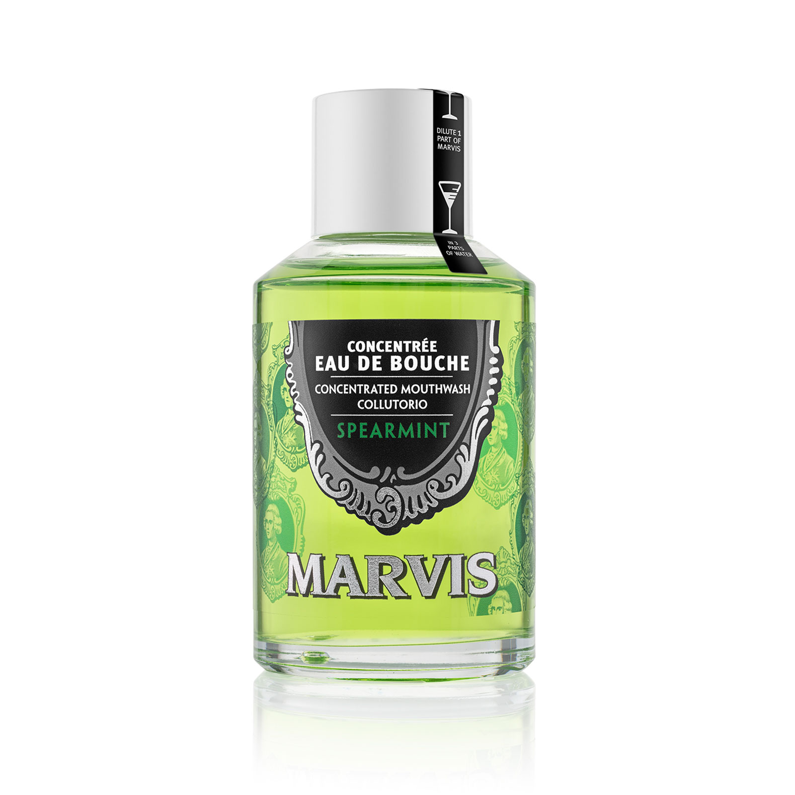 Ополаскиватель Marvis Spearmint Мята marvis concentrated mouthwash сollutorio spearmint