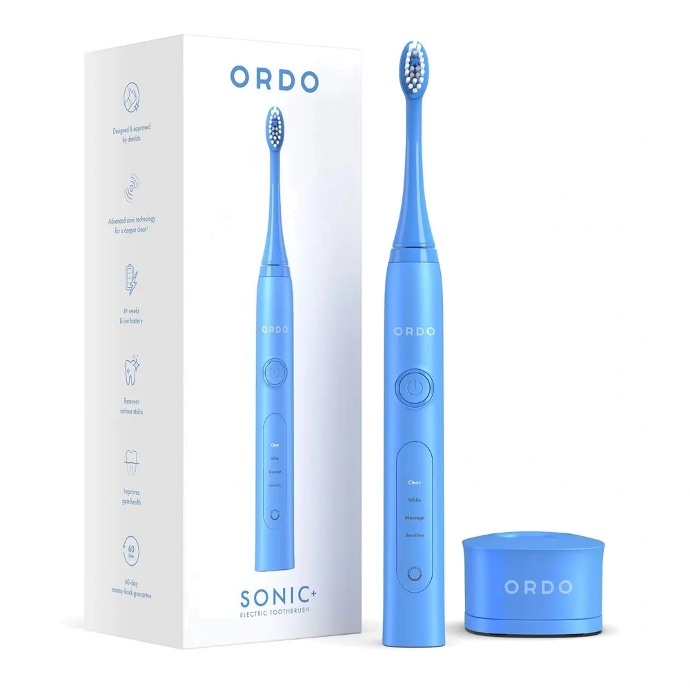 Электрическая зубная щетка Ordo Ordo Sonic+ SP2000-RG, голубая