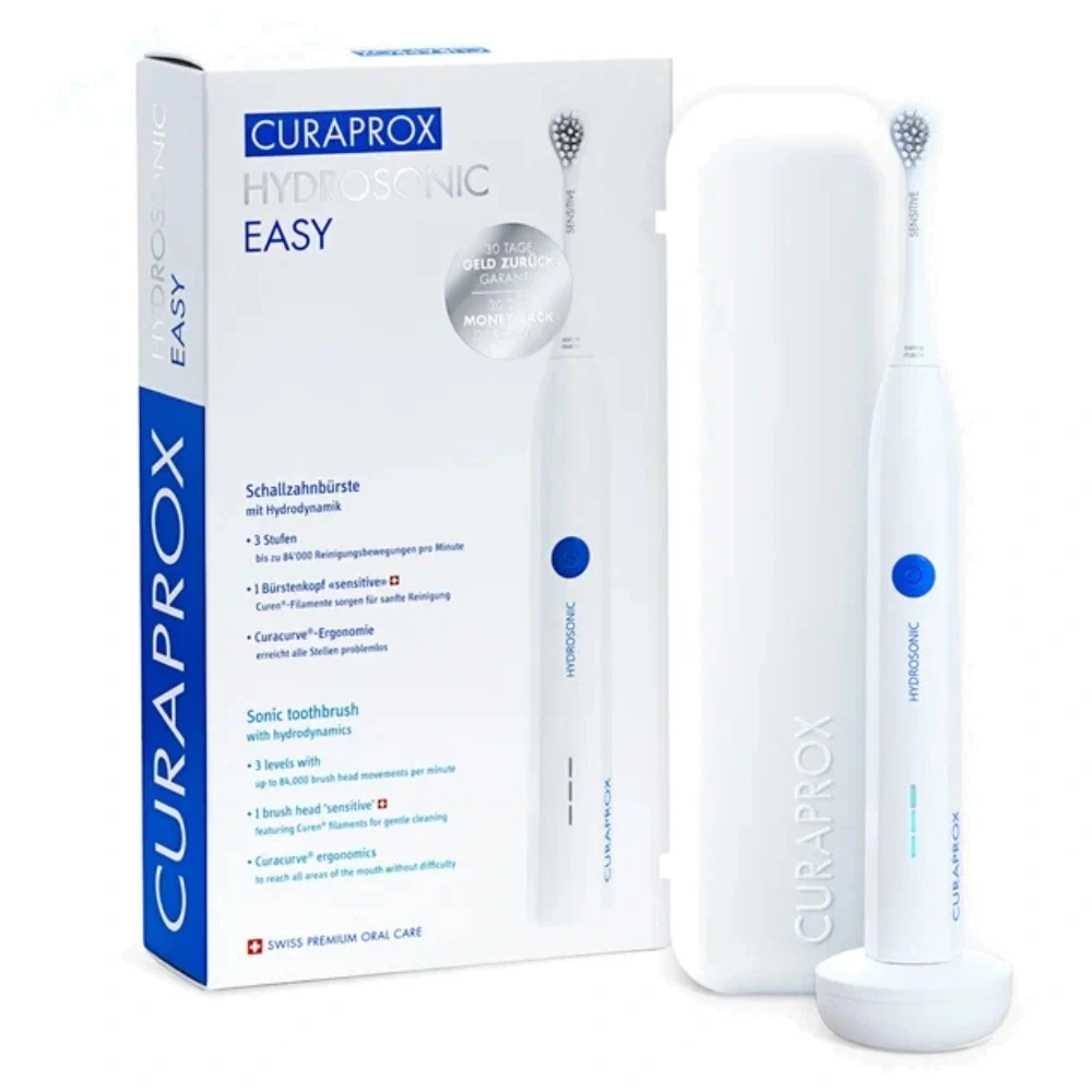 Электрическая зубная щетка Curaprox curaprox звуковая зубная щетка hydrosonic easy в наборе