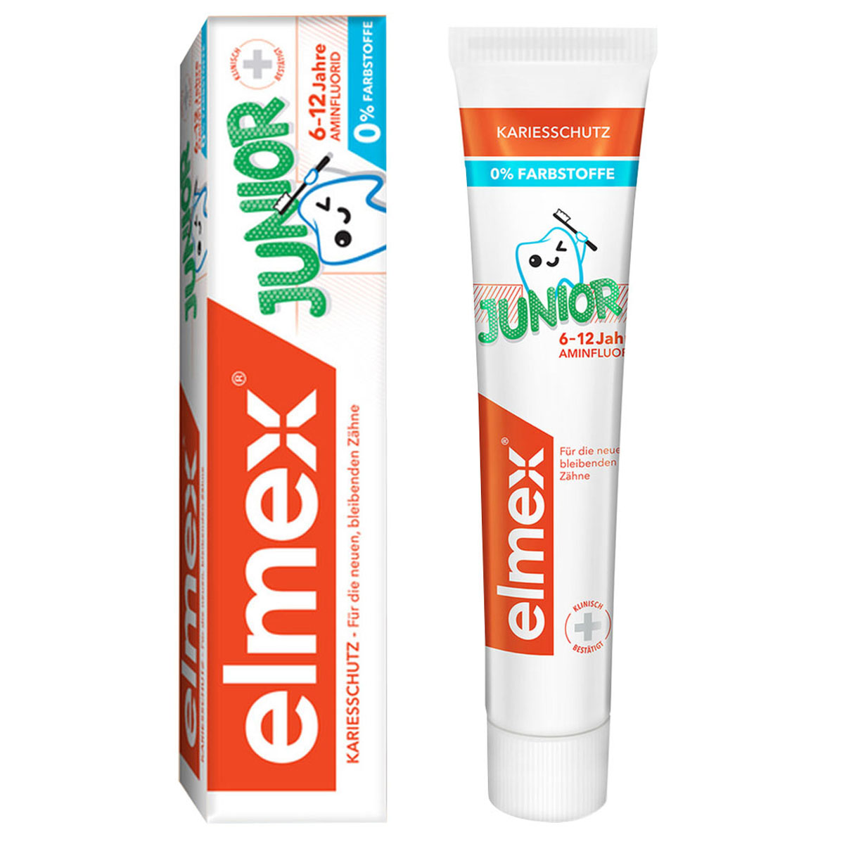 зубная паста витэкс модница красавица для детей с 6 лет зубная паста защита и укрепление эмали Зубная паста Colgate Elmex Elmex Junior 6-12 лет