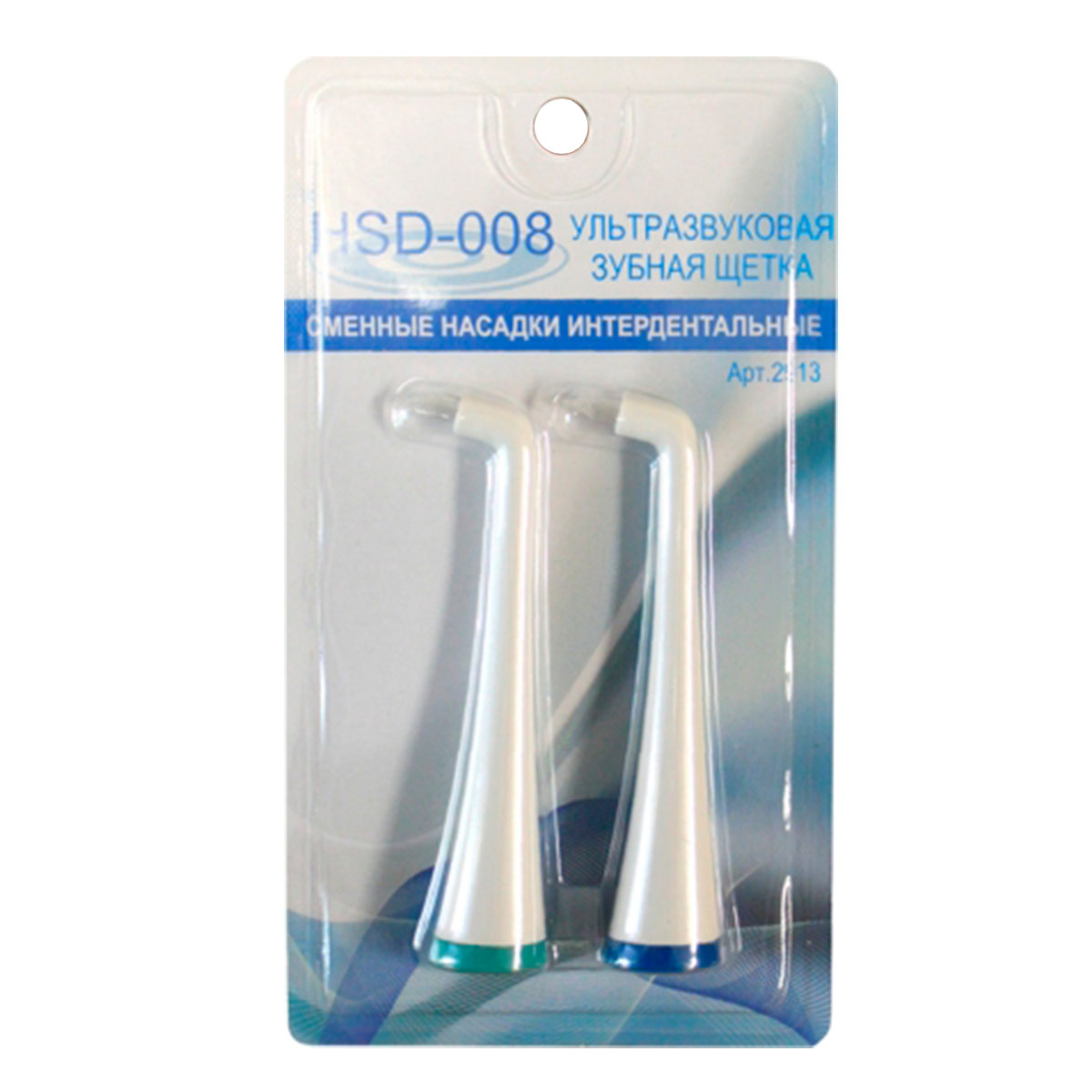 Комплект насадок Donfeel HSD-008 монопучковые (2 шт.) насадка для электрической зубной щетки donfeel hsd 010 011 012 2936 интердентальная белая 2 шт