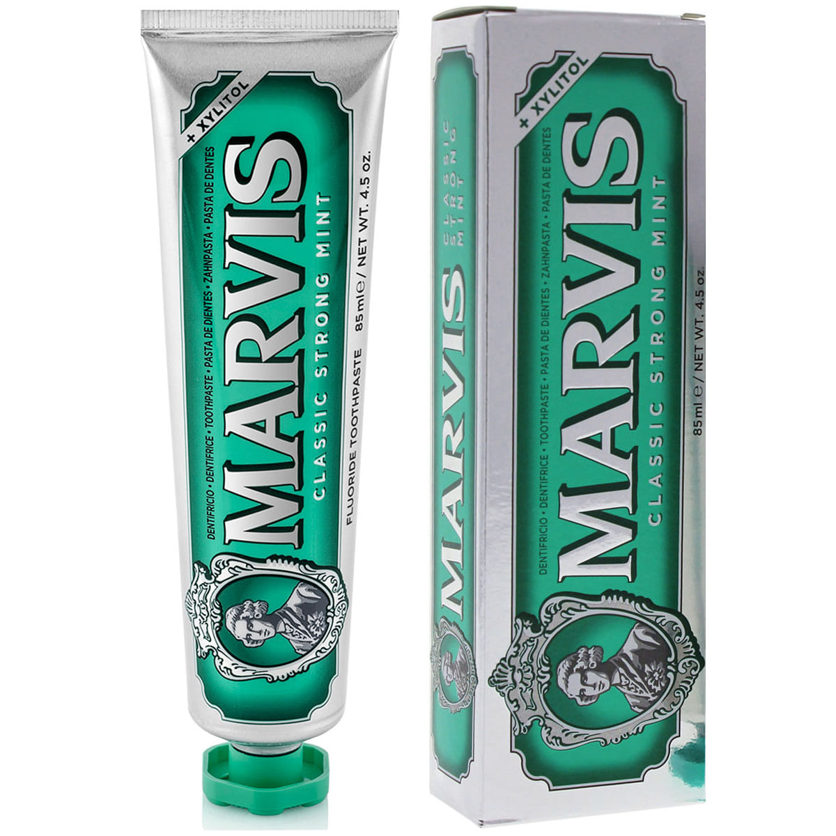 Зубная паста Marvis Classic Strong Mint Классическая мята marvis classic strong mint xylitol large