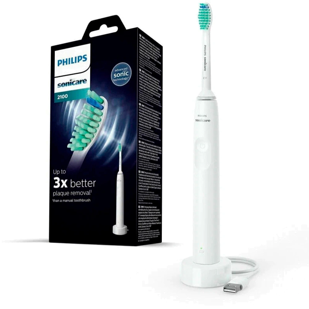 Электрическая зубная щетка Philips HX3651/13 2100 Series зубная щетка звуковая электрическая philips sonicare 2100 series hx3651 12
