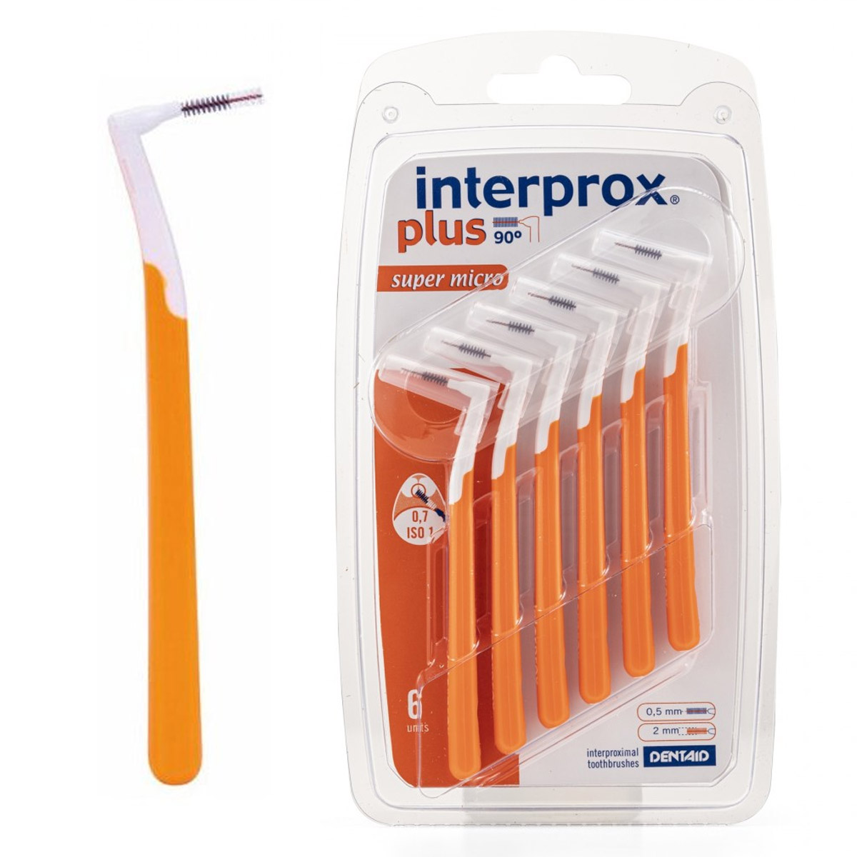 Межзубный ершик Interprox Interprox Plus Supermicro 0.7 мм межзубный ершик interprox interprox plus nano 0 6 мм