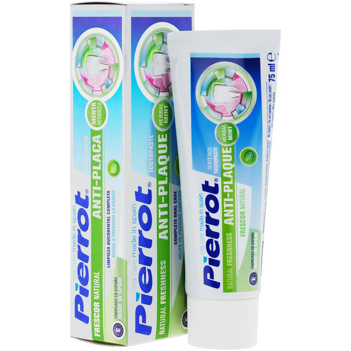 Зубная паста Pierrot lilu паста сахарная в картридже natural 150 гр