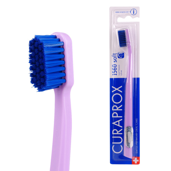 Зубная щетка Curaprox скребок для языка одинарный curaprox курапрокс