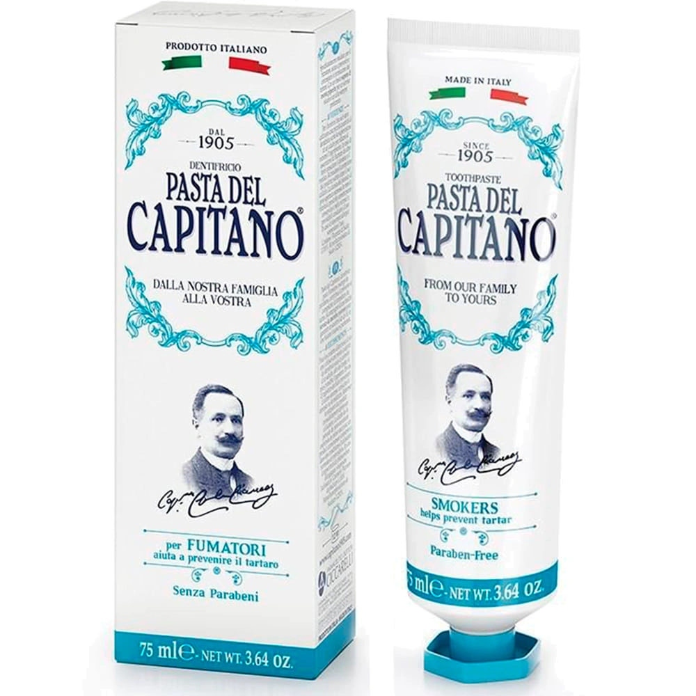 Зубная паста Pasta Del Capitano зубная паста pasta del capitano carbone отбеливающая с древесным углем без фтора 75 мл
