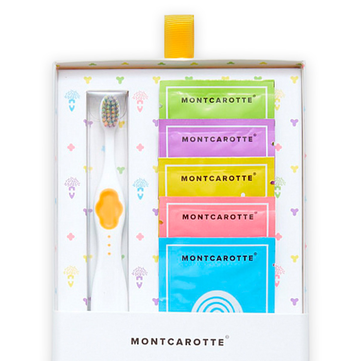 Детская зубная щетка Montcarotte chicco набор детская расческа и щетка с натуральными щетинками розовый
