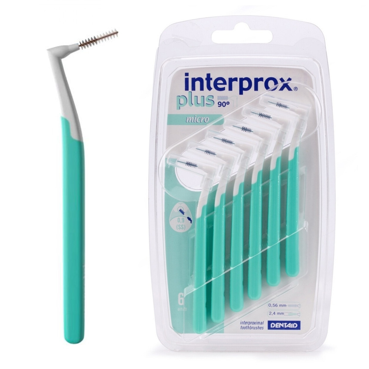 Межзубный ершик Interprox Interprox Plus Micro 0.9 мм межзубный ершик interprox interprox plus nano 0 6 мм