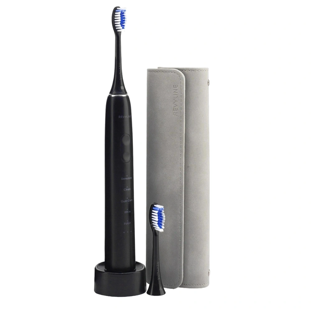 Электрическая зубная щетка Revyline 10 шт щетка для чистки насадки для душа маленькая щетка с защитой от засорения щетка для чистки отверстий для телефона в ванной комнате