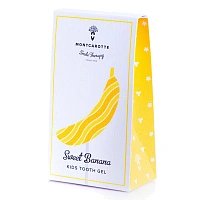 Детский зубной гель MontCarotte Kids Tooth Gel со вкусом банана (с 3 лет), 30 мл
