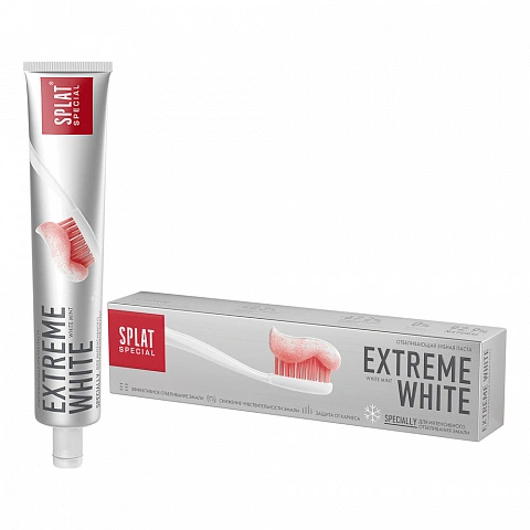 Зубная паста Splat Special Extreme White для интенсивного отбеливания эмали - изображение 1